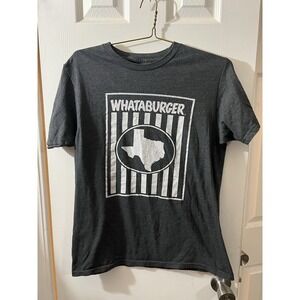 Whataburger T-Shirt Heather Gray Size Small Logo